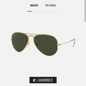 Ray Ban Aviators Large Frame